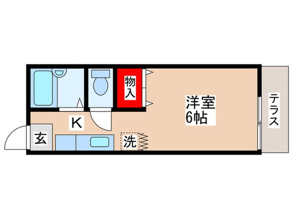 アベニュ－国立の物件間取画像